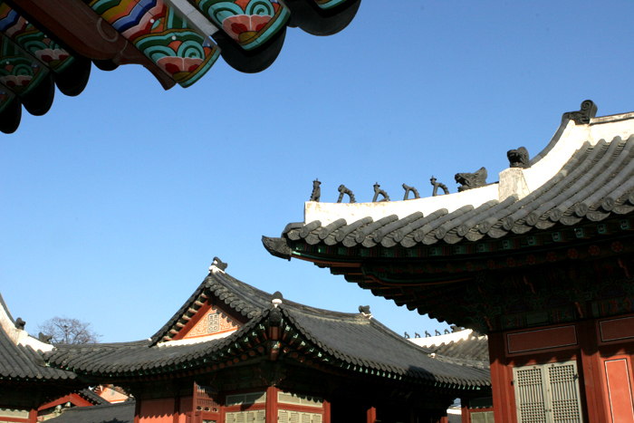 Palace buildings looking northeast