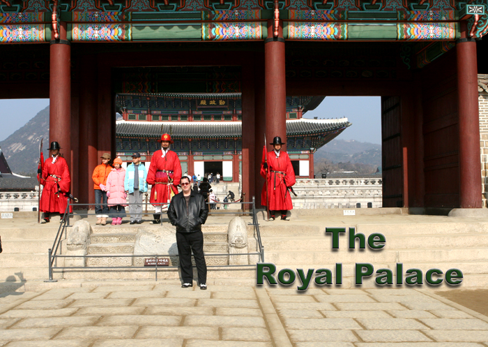 Me at the second gate of the Royal Palace
