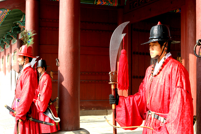 Royal Palace second gate guards