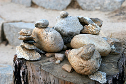 Cairns at Yang Yang Temple