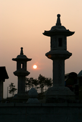 Sunset at Yang Yang Temple