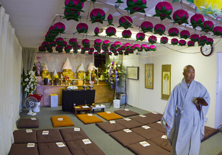 empty room with new monk